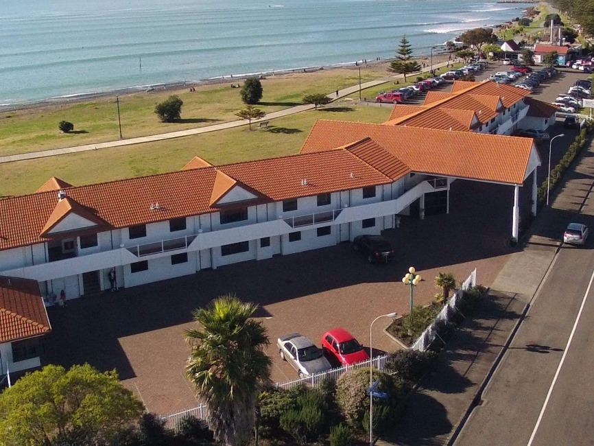 Harbour View Motel On Ahuriri Beach In Napier Nz With Sea View Suites Exterior foto